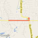 Byron Nelson   route map