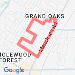3.0 mi Thru Tanglewood Oaks route map