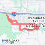 Cloverleaf route map