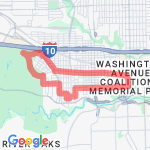 Smaller Loop route map