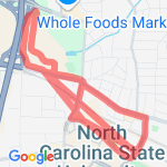 Meredith 4-miler route map