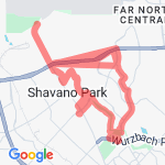 full marathon 16 miles route map