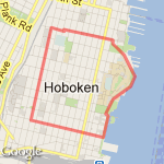 Hobken 2.9 route map