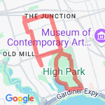 10 km walk route map